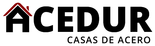 Logo Acedur, Casas de Acero